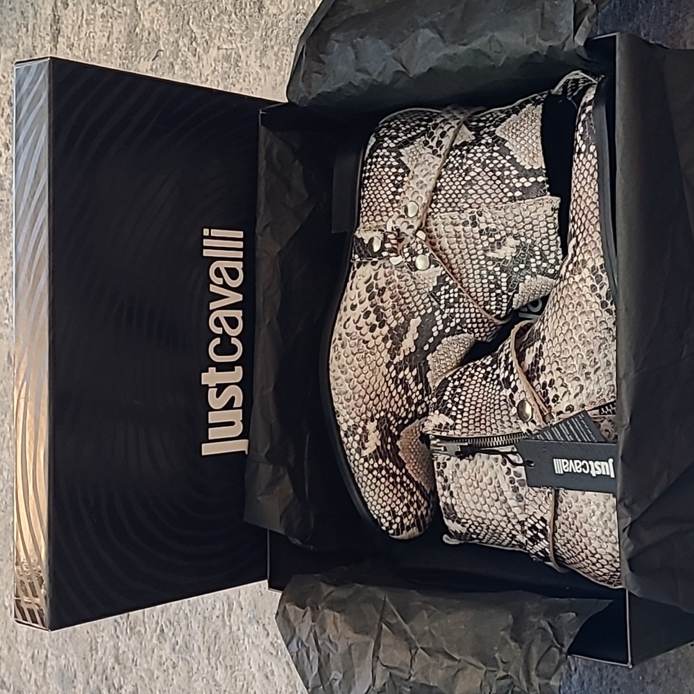 NWT Just Cavalli Boots Size 43 Men's